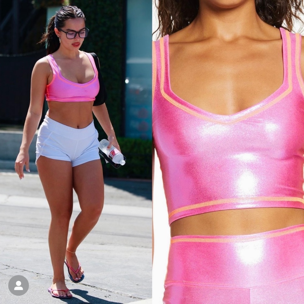 Addison Rae's Glitter Pink "The Mighty" Top - Picture 3 of 8